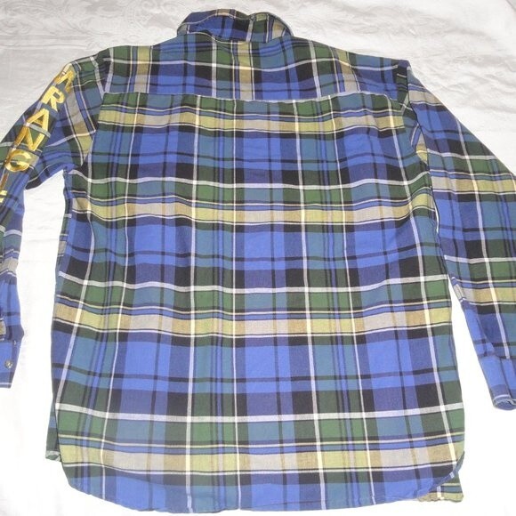 Wrangler Twenty X Shirt Wrangler Embroidered Down Sleeve Sz XL - Picture 4 of 4